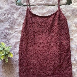 Aeropostale tank top, lace tank top sz XL